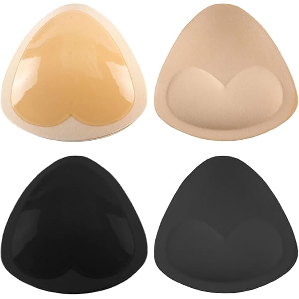 Menibeuty Coussinets Soutien Gorge Adhesif, 1 Pair Silicone Push Up Adhesifs Coque Coussinets Push-up Autocollants Double Face Pour Soutien Gorge Dos Nu Silicone Sans Bretelle