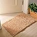 Produktbild DYONG Rutschfeste Matte Fußmatte Teppich Fußmatte Saugfähige Unterlage Badezimmer Fußmatte Schlafzimmer Toilette Badezimmer Matte (Color : Light Coffee)
