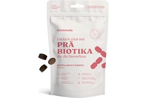 mammaly Probiotika-Drops für Hunde 110g - Verdauungssnacks für Magen Darmflora Aufbau (bei Durchfall, Sodbrennen & Gras fressen) Alternative-Leckerlie zu Heilerde, Kohletabletten als leckere Snacks