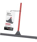 Tyroler Tira Acqua Per Pavimenti 45 Cm – Manico 140 Cm Antiruggine – Testa In Gomma 100% – Spingiacqua Professionale Per Esterni - 3