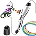 Produktbild 3D Drucker Stift Set,Aerb Intelligent 3D Printing Pen kompatibel mit Pla/ABS Filament + 2 frei 1,75 mm Filament-Minen, Bestes Geschenk für DIY-weiß (Sunlu Version)