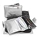 Melobaby All-In-One Nappy Wallet and Change Mat (Silver Wallet/ Charcoal Mat)