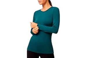 YSABEL MORA Camiseta Térmica Manga Larga Mujer Retención de Calor y Comodidad en Climas Fríos Ideal para Uso Diario en Invierno Diseño Básico y Versátil Ajuste Ceñido Extra Warm