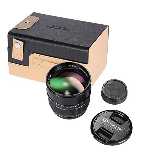 Andoer® Óptica de Zhong Yi 85 mm F1.2 135 Full Frame Fijo focal larga lente para Nikon F Mount SLR cámaras