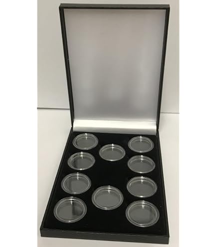 Caja De Colección Leuchtturm Para Monedas De 2 Euros – 23 Compartimentos Redondos Para El Programa Erasmus 2022-23, Con Imán Y Tapa Temática
