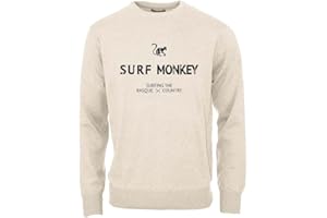 DRESSED IN MUSIC PLAY WITH ME Sudadera clásica de Cuello Redondo para Hombre/Mujer - Sudadera Algodón Orgánico Surf Monkey