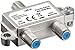 Price comparison product image Wentronic 51445 SAT Switch 1 LNB to 2 SAT Receivers 3 Pieces