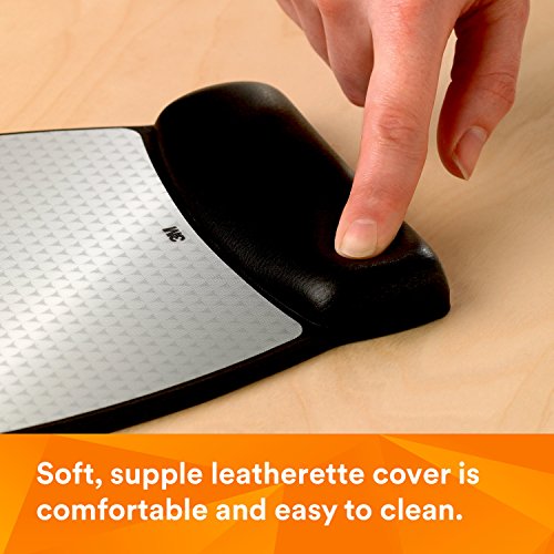 Gel Wrist Rest WR305LE – Maus/Trackball-Handgelenkauflage – Schwarz - 3