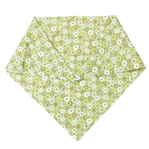 KING DO WAY 7Stueck Stoffpakete Baumwollstoff Patchwork Stoffe Baumwolle Stoffreste Paket Gruen 50x50cm - 6