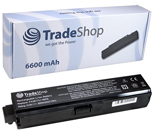 Hochleistungs Li-Ion Qualitäts Akku 10,8V/11,1 6600mAh für Toshiba C660 C660D Serie C660-00J C660-10D C660-15R C660-17L C660-1F1 C660-1HL C660-1ZM C660-229 C660-22Q C660-28R C660-2E2 C660D-101