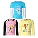 Goodway Pack of 3 Girls Full Sleeve Black-White-Gray T-Shirts Mom & Dad Theme-12 RS.699.00