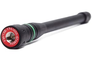 ABBREE AR-775 Antenna telescopica SMA-maschio VHF UHF Dual Band compatibile con radio bidirezionale Yaesu VX-6R TYT TH-UV8000D MD-380 Wouxun 8D 9D