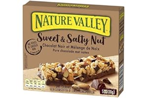 RICORÉ NATURE VALLEY - Barre De Céréales Chocolat Noir & Amandes 150G - Lot De 4 - livraison offerte