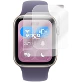 Engo Apple Watch Se 3 44mm İle Uyumlu Ekran Koruyucu, Tam Kaplayan Akıllı Saat Koruması, &Ccedil;izilmeye Dayanıklı Tpu Koruma 2 Ade