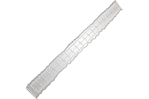 Tissting Righello Per Bordi Irregolari 20cm in Acciaio al Carbonio - Fustelle Per Goffratura Per Strappi di Carta Per Architetti