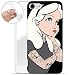 Produktbild finoo | iPhone 8 Weiche flexible Silikon-Handy-Hülle | Transparente TPU Cover Schale mit Motiv | Tasche Case Etui mit Ultra Slim Rundum-schutz | Tattoo girl blond