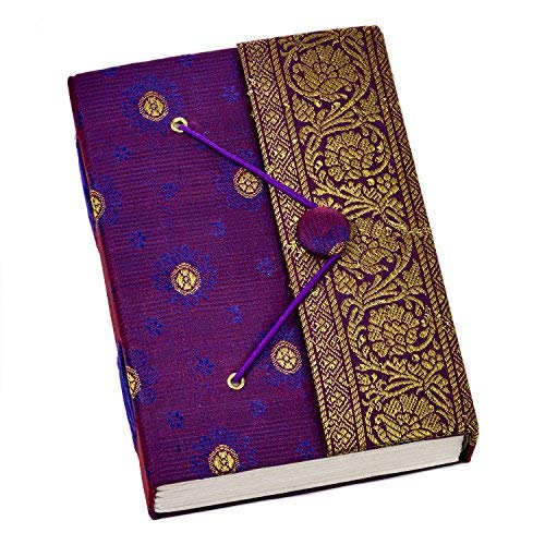 Diario Sari de tamaño mediano, 110 x 155 mm, color morado