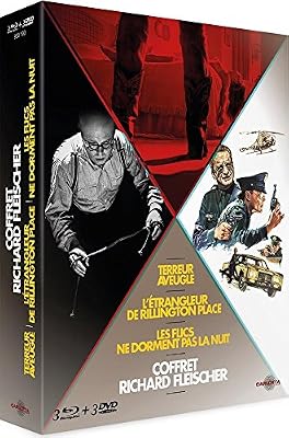 Coffret Richard Fleischer : Terreur aveugle + L'étrangleur de Rillington Place + Les flics ne dorment pas la nuit - Combo Blu-ray + DVD