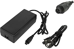 PowerSmart® Cargador para batería de 36 V SSLC084V42M con conector SVD de 5 pines para bicicleta eléctrica, Pedelec, bicicleta eléctrica, Fischer, Devron, Lifebike, Batavus