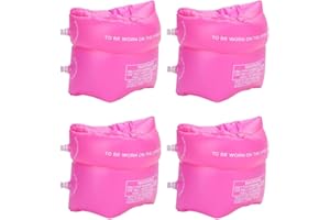 JINGUOSICHENG 2pcs Inflatable Swim Armbands Kids Swimming Floats Sleeves Water Wings Roll up Float Tube Armlet for Boys Girls 2-6 Years Learning Swimming