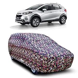 XGuard 100% Pure Polyester - Honda WR-V Car Cover - UV Rays Reflective - Scratch Resistant - Water Resistant - Car Body Cover (Military Color Without Mirror Pocket)