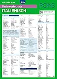 Image de PONS Basiswortschatz auf einen Blick Italienisch: Kompakte Übersicht, ca. 1.000 Wörter nach Themen