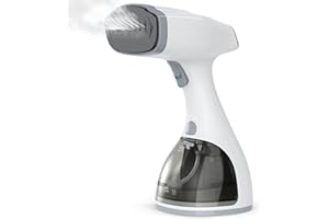 Homuserr Défroisseur Vapeur, Fer à Repasser de Voyage 1500W 300ML, Réchauffage Rapide en 20s, Defroisseur Vapeur Vertical Portable Ecran LCD Steamer Pour Maison, Bureau et Voyages