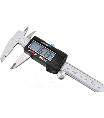 H35C Digital Messschieber 0–150 Mm / 0–6 Zoll – Präzise LCD-Schieblehre Aus Edelstahl, Mit Innen-, Außen- Und Tiefenmessung