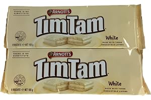 Arnott's Tim Tam vit 165 g (2-pack) (tillverkad i Australien) (Original)