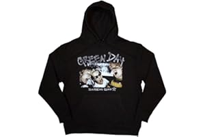Rock Off officially licensed products Green Day Basket Case Star Logo Pullover Hoodie