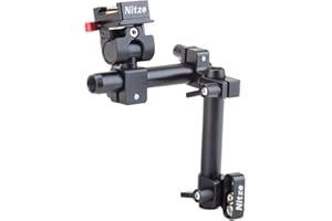 Nitze EVF Mount Supporto per Mirino PortKeys L-Eye con Supporto QR NATO e aste da 15mm - EVF-K02