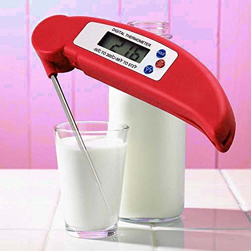 Gazechimp Digitale Küchen Thermometer Tester Grillthermometer Thermometer Rot - 4
