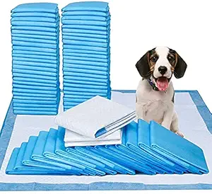 GINJUC Pet Training Pads 50pcs 90x60cm Dog Training Pads/Training Pee and Potty Pads with Quick Drying Surface and Absorbent Core/Suitable for Small/Large Breed PUPPIES/50 Count