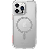 Licensed Case Compatible with Magsafe for Skinarma iPhone 14 Pro Max Transparent Airbag Design Charging Saido Cover