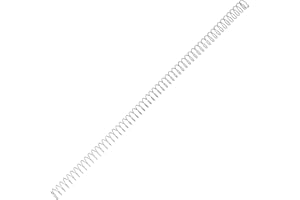 QUARKZMAN 304 Edelstahl Druckfeder 0.8 mm Drahtdurch. 10 mm Außendurch. 305 mm Länge Silber Spiralfeder Metall Federn Set, Mechanische Druckfedern für Geräte Ersatz Reparatur