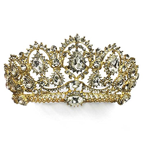 Asipen Wedding Hair Accessories Queen For Bride Rhinestone Korean