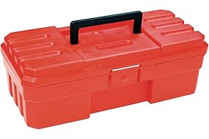 Akro-mils 9912 - Cassetta degli attrezzi di plastica probox da 12 pollici, rosso