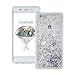 Produktbild Huawei P8 Lite Hülle, CaseLover TPU Weich Silikon Modisch Case für Huawei P8 Lite Huawei ALE-L21 Pailletten Liquid Floating Quicksand Sparkle Huawei P8 Lite 5.0" Schutzhülle Cover, Silber