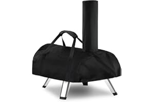 TOYMIS Ooni Karu 16 Schwarz Pizzaofen Abdeckung Wasserdicht Multi-Fuel für Ooni Karu 16 den Außenbereich