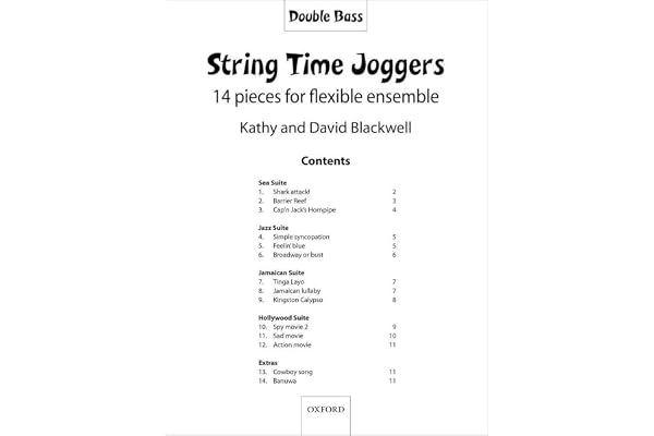 String Time Joggers - Contrebasse
