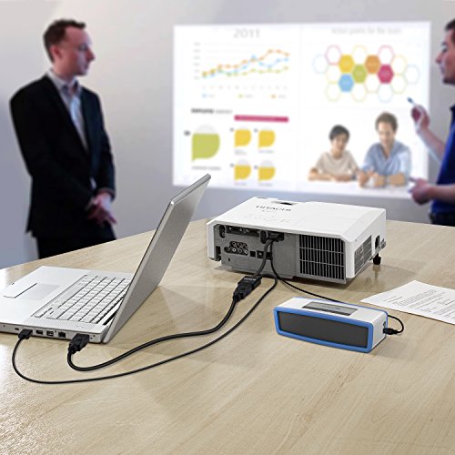 HDMI auf VGA, VicTsing HDMI Female zu VGA Male Flat Kabel Adapter with 3.5mm Audio Output and Micro USB Power Kabel 1080P HDTV unterstützt für HDMI Dongle, TV Stick, Google Chromecast, Intel Comput Stick - 7