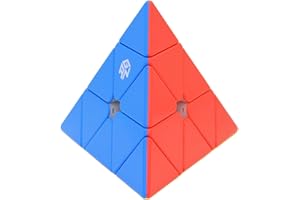 Bukefuno GAN Pyraminx M Magnético 3x3 Cubo Velocidad Pirámide 36 3x3 Cubo Imanes Sticerless Estándar