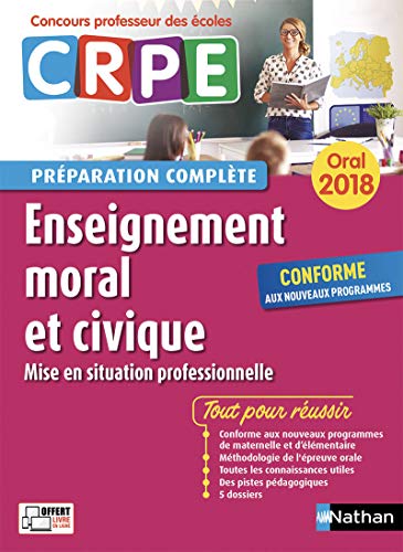 Download CRPE oral 2018. Enseignement moral et civique (mise en situation professionnelle) Download CRPE oral 2018. Enseignement moral et civique (mise en situation professionnelle)
