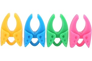 Cikonielf 40Pcs Sewing Thread Control Clamp Bobbin Holder Clips Silicone Colorful Keeping Bobbin Thread Tails