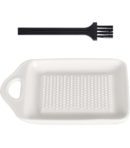 Ameolela Lot de 2 râpes en céramique pour gingembre, ail, oignon, fromage, citron, chocolat, légumes et fruits pour cuisine, lot de 2, blanc Ameolela Lot de 2 râpes en céramique pour gingembre, ail, oignon, fromage, citron, chocolat, légumes et fruits pour cuisine, lot de 2, blanc