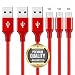 Produktbild STYLETECK Micro USB Kabel, [1M] 3 Stück Ladekabel, Nylon Geflochtene 2,4 A schnellladekabel für Android Smartphones, Samsung Galaxy S6/ S7/ Edge, Sony, Nokia, LG, HTC, Kindle, PS4, Tablette und mehr
