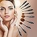 Makeup Brushes, USpicy Professional 10 Pieces Makeup Brush Set with Soft Oval Toothbrush Design and Gift Box(Features Powder, Concealer, Contour, Foundation, Blending, Eyebrows, and Eye Liner Brushes)