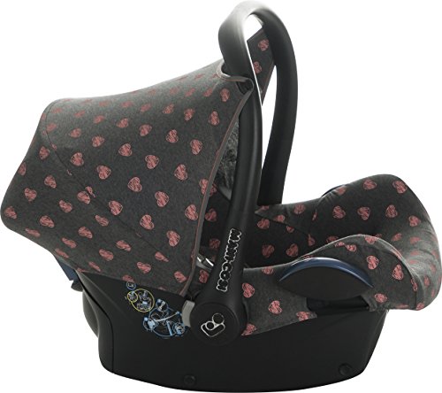 Janabebe® – Baumwollbezug Flúor Heart Maxi -Cosi Cabriofix, Citi, Streety.fix, Jané Koos, Abdeckung Stubenwagen , Autositz , + Schutz Gurtzeug, - 7