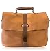 Produktbild BACCINI® Aktentasche LAZIO - Herren Laptoptasche XL groß Ledertasche fit 15.4 Zoll Laptop mit herausnehmbarer Schutzhülle - Businesstasche Schultergurt Vintage-Look Herrentasche echt Leder hellbraun
