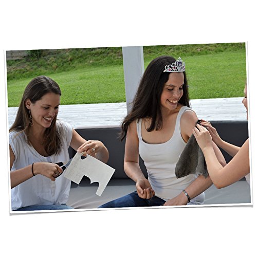 Junggesellinnenabschied Accessoires | Klebetattoos Team Bride Gold | JGA Gadget Set für Frauen – von Ahimsa Glow® - 9